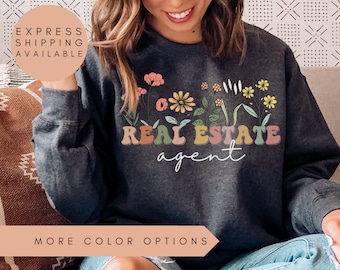 Real Estate Agent Sweatshirt, Real Estate Agent Gift, Real Estate Agent Sweater, Real Estate Sweatshirt,Real Estate Gift,Real Estate Sweater