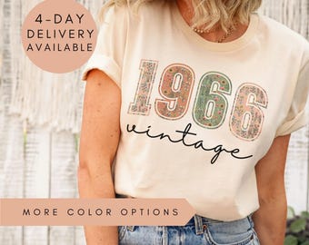 60th Birthday Shirt, Vintage 1966 Shirt, 60th Birthday Gift For Women, 60th Birthday Gift For Men, 60th Birthday Friend, 60th Birthday Woman