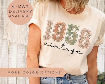 70th Birthday Shirt, Vintage 1956 Shirt, 70th Birthday Gift For Women, 70th Birthday Gift For Men, 70th Birthday Friend, 70th Birthday Woman