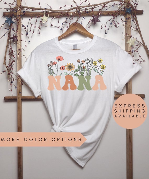 Flower Grammie T-Shirt Grandma Christmas Birthday Gift Tee Flower Grammie T-Shirt Grandma Christmas Birthday Gift Tee