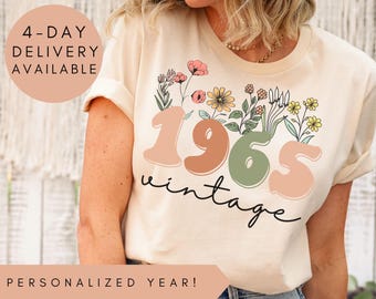 60th Birthday Shirt, Vintage 1965 Shirt, 60th Birthday Gift For Women, 60th Birthday Gift For Men, 60th Birthday Friend, 60th Birthday Woman