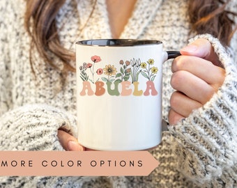 Abuela Mug, Abuela Wildflowers Mug, Abuela Mug, Abuela Coffee Mug, Gift For Abuela, Mothers Day Gift For Abuela, Abuela Cup, Abuela Gifts