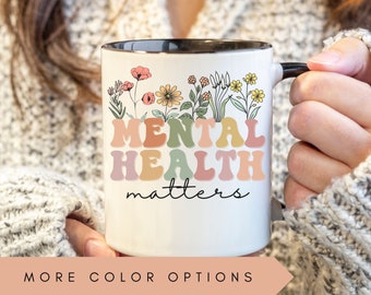 Mental Health Mug, Mental Health Matters Mug, Mental Health Teacher Mug, Mental Health Awareness, Womens Mental Health, Mental Health Gift