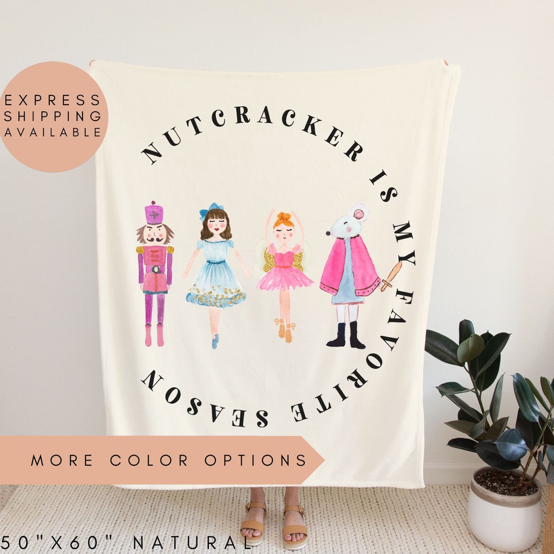 Nutcracker Blanket, Nutcracker is My Favorite Season, Nutcracker Market
