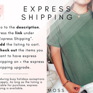 K&ouml;nnte beinhalten: Text auf wei&szlig;em Hintergrund mit einem rosa H oben links. Der Text lautet "EXPRESS SHIPPING" in Schwarz. Unter dem Text befinden sich Anweisungen, wie man Expressversand erh&auml;lt. Der Text lautet: "1. Gehen Sie zur Beschreibung. 2. Klicken Sie auf den Link unter "Expressversand". 3. Legen Sie den Artikel in den Warenkorb. 4. Bestellen Sie die Artikel, f&uuml;r die Sie Expressversand w&uuml;nschen + das Expressversand-Upgrade. P.S, w&auml;hrend der Ferienzeit k&ouml;nnen Ausnahmen gelten. Solange der Artikel zum Kauf verf&uuml;gbar ist, ist Expressversand verf&uuml;gbar."