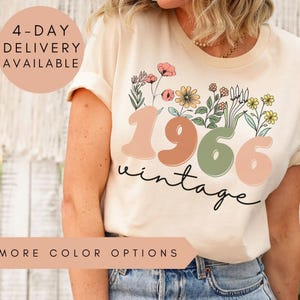 60th Birthday Shirt, Vintage 1966 Shirt, 60th Birthday Gift For Women, 60th Birthday Gift For Men, 60th Birthday Friend, 60th Birthday Woman
