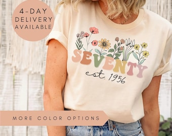 70th Birthday Shirt, Vintage 1956 Shirt, 70th Birthday Gift For Women, 70th Birthday Gift For Men, 70th Birthday Friend, 70th Birthday Woman