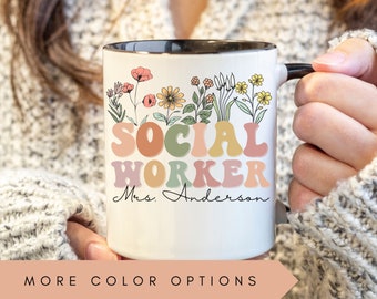 Custom Social Worker Mug, Social Worker Mug, Social Worker Mug for Women, Social Worker Cup,School Social Worker,Gift For Social Worker Gift