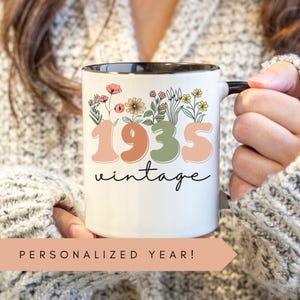 90th Birthday Mug, Vintage 1935 Mug, 90th Birthday Gifts For Women, 90th Birthday Gift For Men, 90th Birthday Friend, 90th Birthday Woman