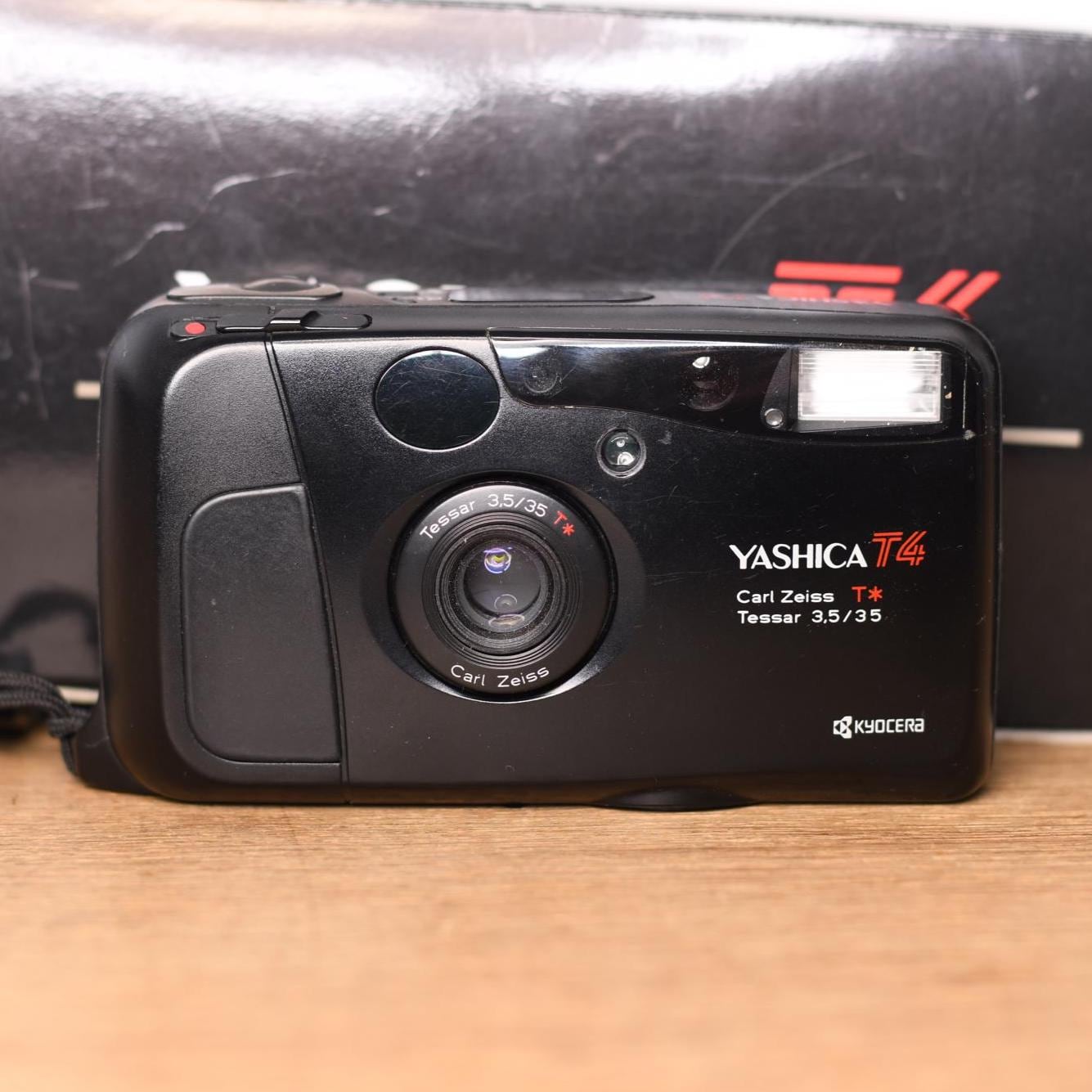 Boxed Yashica T4 - Kyocera Slim T - Point and Shoot - Analog