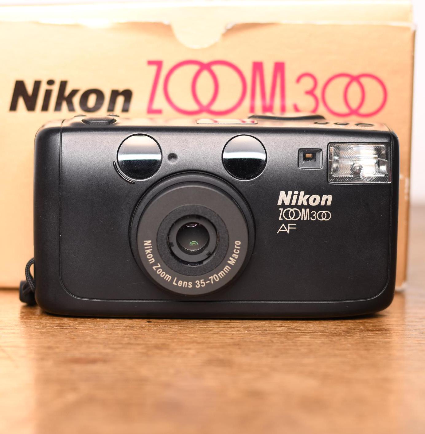Nikon Zoom 300 AF Panorama 35mm Point & Shoot Film Camera