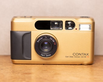 Boxed Contax T2 - Point and Shoot - analog camera - like new - vintage