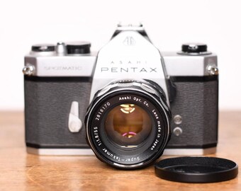 ★ASAHI PENTAX SPOTMATIC SP Takumar 55mm Asahi Pentax Spotmatic SP Black w/ Super Takumar 55mm f/1.8