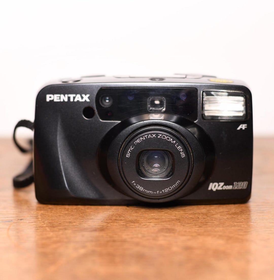 Pentax Espio 120 Iqzoom Point and Shoot Analog Camera Very Good  Condition Vintage