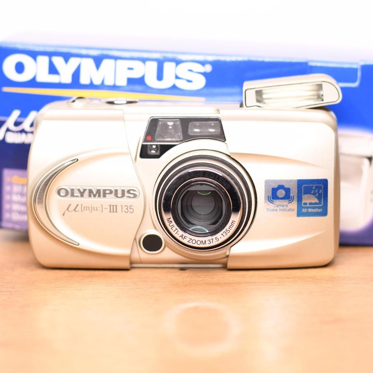 Boxed Olympus Mju 3 135 - µ III - Stylus - Point and Shoot