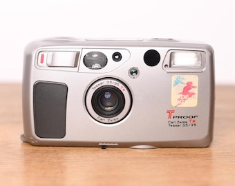 Yashica T5 Date - Kyocera Slim T - Point and Shoot - Analog Camera