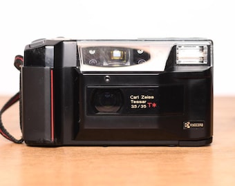 Yashica T3D Film Camera: Kyocera T Scope, Zeiss Lens, Tested - Etsy