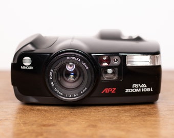Minolta Riva Zoom 105 i - Minolta Freedom Zoom 105i - camera - point&shoot - fully functional - vintage