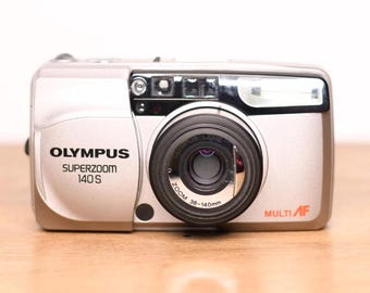 Olympus Superzoom 140s - OZ 140s - aparat typu „point and shoot” - aparat analogowy - jak nowy - vintage
