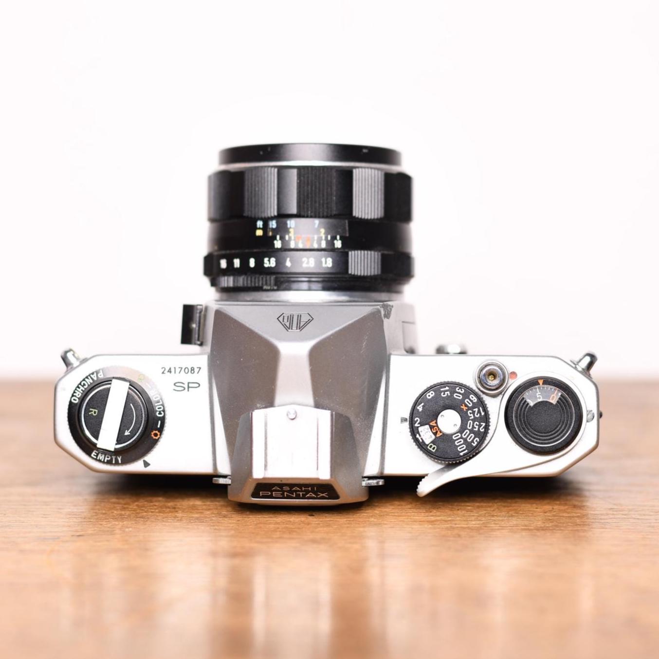ASAHI PENTAX SPOTMATIC スーパータクマー付 Near MINT] Asahi Pentax Spotmatic SP SLR w/ Super-Takumar