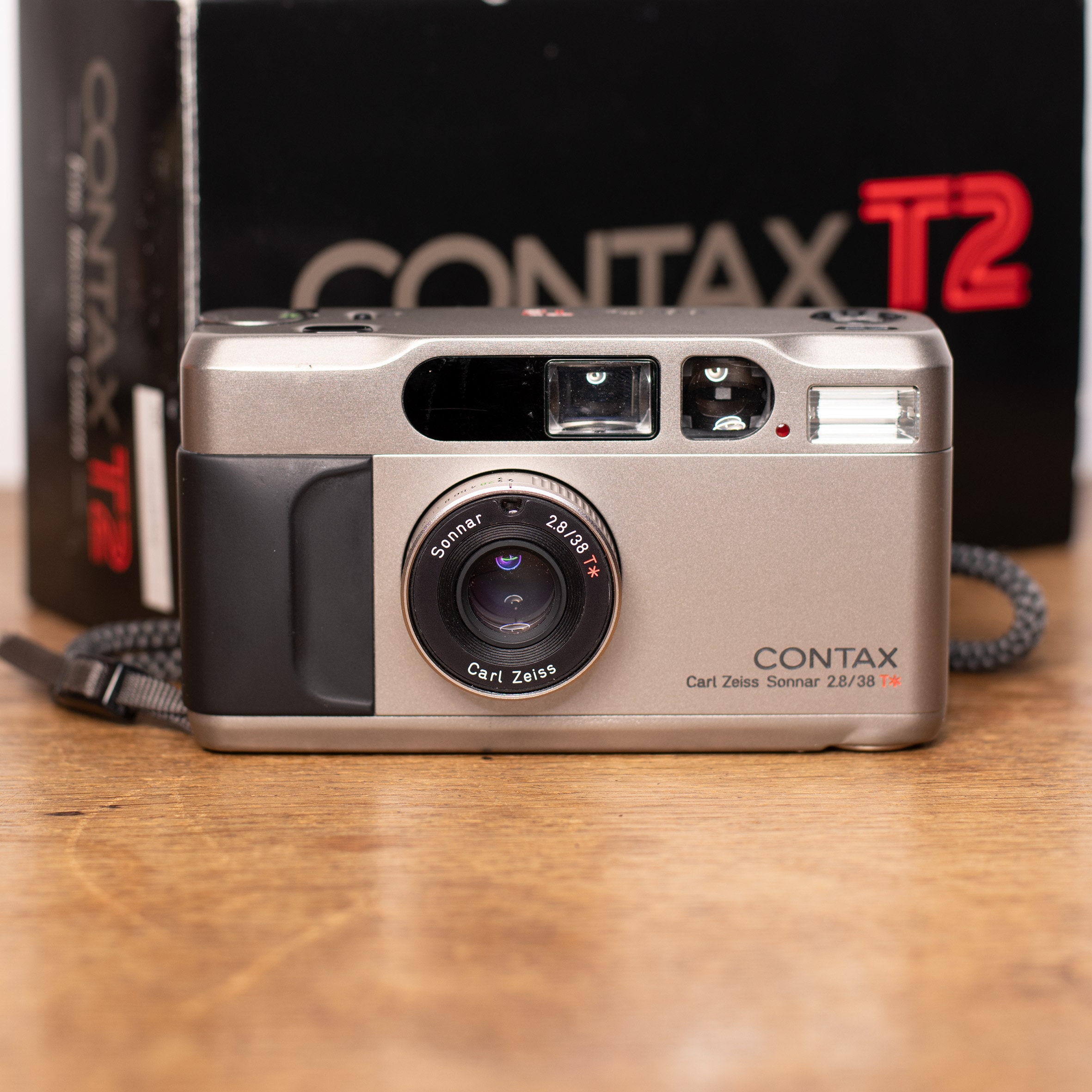 CONTAX T2 コンタックス(中古) データバック有 - フィルムカメラ