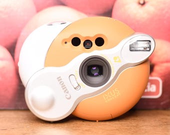 Boxed Canon IXUS Arancia Concept - limited edition - point and shoot - analog camera - like new - vintage