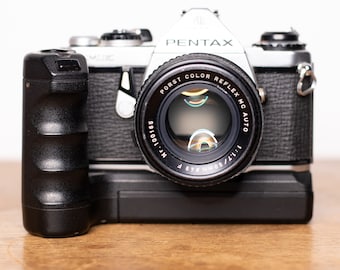 Asahi Pentax ME con Autowinder - SLR - cámara analógica - muy buen estado - vintage