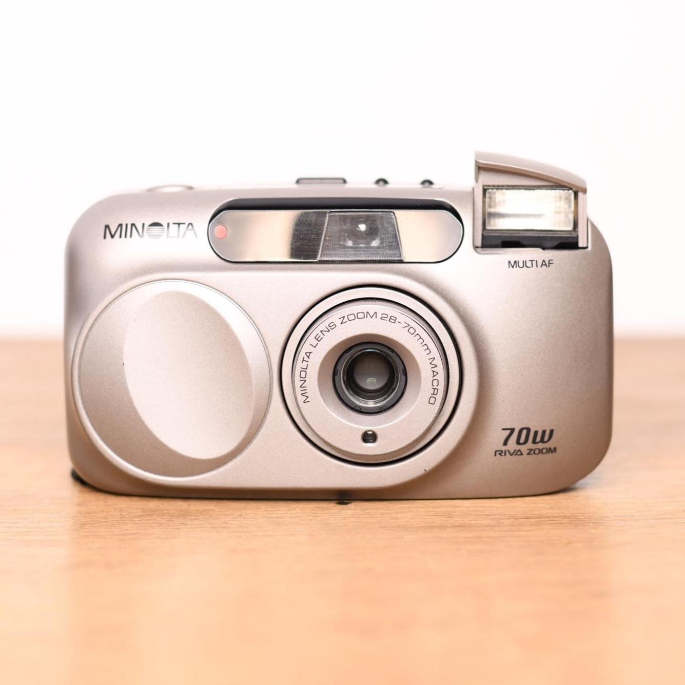 Minolta Riva Zoom 135EX - Appareil photo vintage argentique (D'occasion) à Etagnières pour CHF