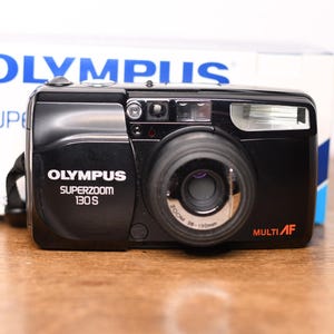 Boxed Olympus Superzoom 130s - Olympus Infinity - Point and Shoot - analog camera - very good condition - vintage