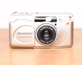 Olympus Superzoom 70g - Infinity Zoom 70 - Point and Shoot - aparat analogowy - jak nowy - vintage