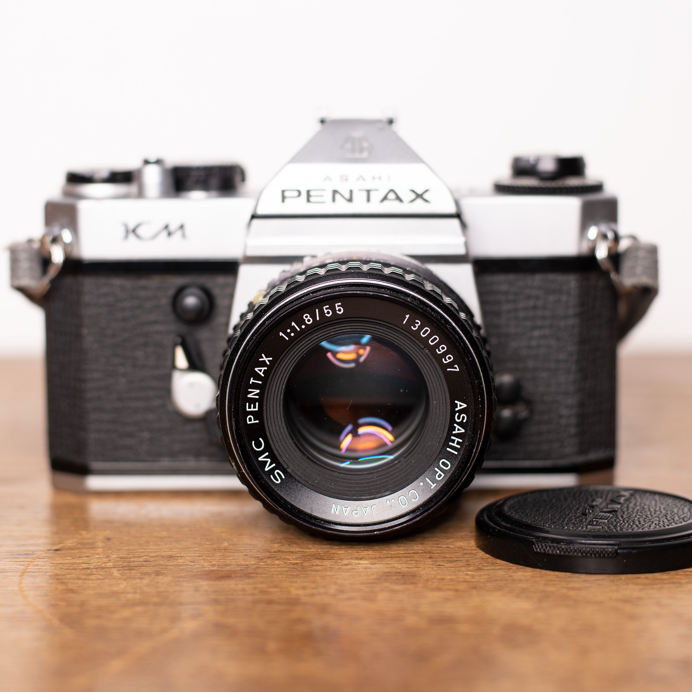 並品 ASAHI PENTAX KM SLR Camera 55mm f/1.8