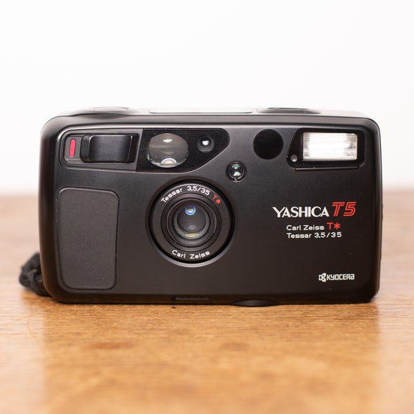 Yashica T5 - Kyocera Slim T - Point and Shoot - analog camera - like new - Vintage