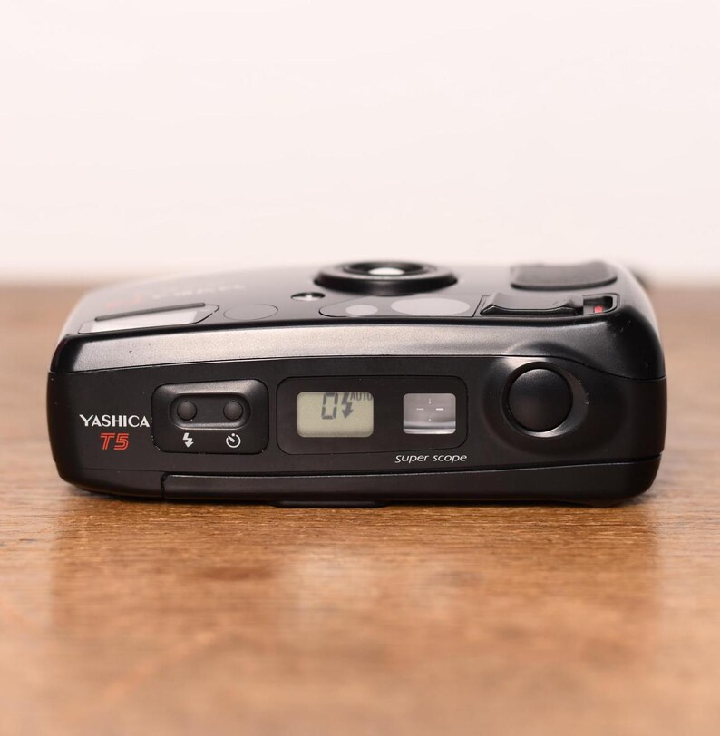 Boxed Yashica T5 Kyocera Slim T Point and Shoot Analog Camera Including