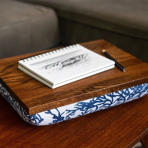 Cushioned Lap Desk – Kaneohe – Custom Made to Order, Choice of Wood and Stain