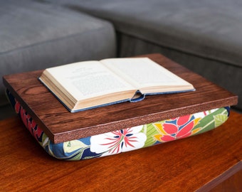 Cushioned Lap Desk "Kaimuki" – Solid Hardwood, Made to Order