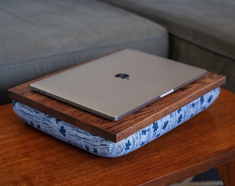 Cushioned Lap Desk "Kapiolani" – Solid Hardwood, Made to Order