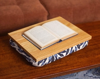 Cushioned Lap Desk "Makena" – Solid Hardwood, Made to Order