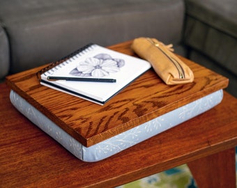 Cushioned Lap Desk "Kekaha" – Solid Hardwood, Made to Order