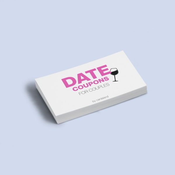 Date Coupons For Couples Fun Gift For Boyfriend Or Girlfriend Romantic Valentine’s Day Anniversary Present Last Minute Card Game Hot Gift