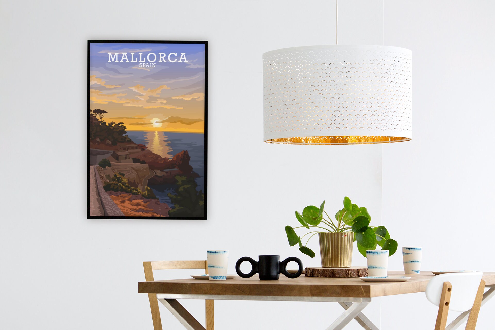 Mayorca Print Mallorca Travel Print Spain Poster Majorca Balearic Islands ...