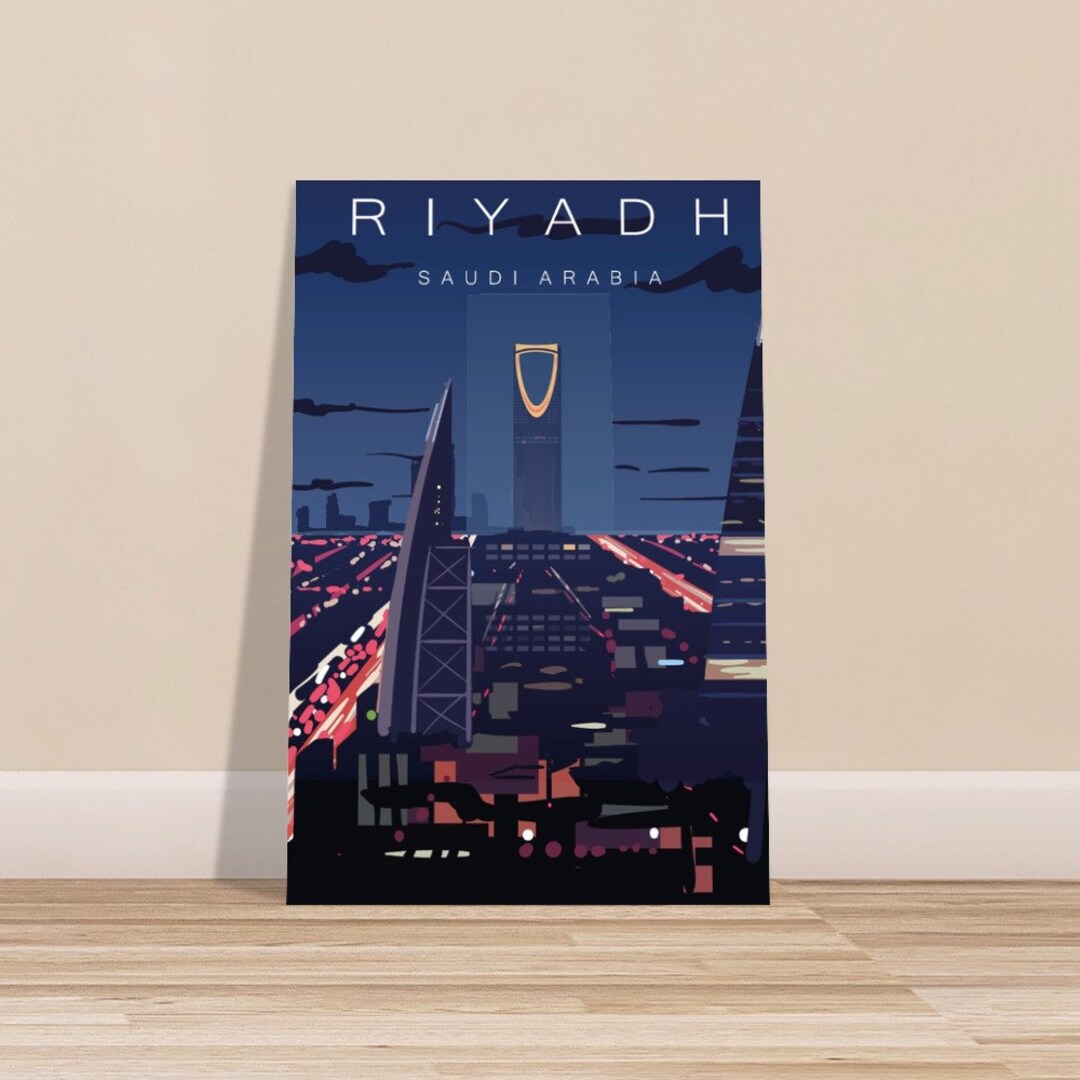 Riyadh Print Riyadh Travel Poster Riyadh Saudi Arabia Etsy