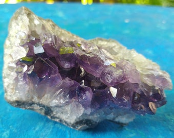 Reiki Blessed XXL Amethyst Geode Cluster Sobriety STONE for Emotional Healing Spiritual Growth Psychic Protection Stress Relief Abundance