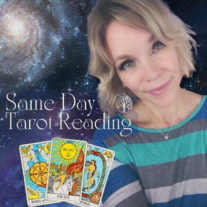 SAME DAY Psychic Tarot Reading Personalized Love Reading Clairvoyant and Clairaudient Consultation