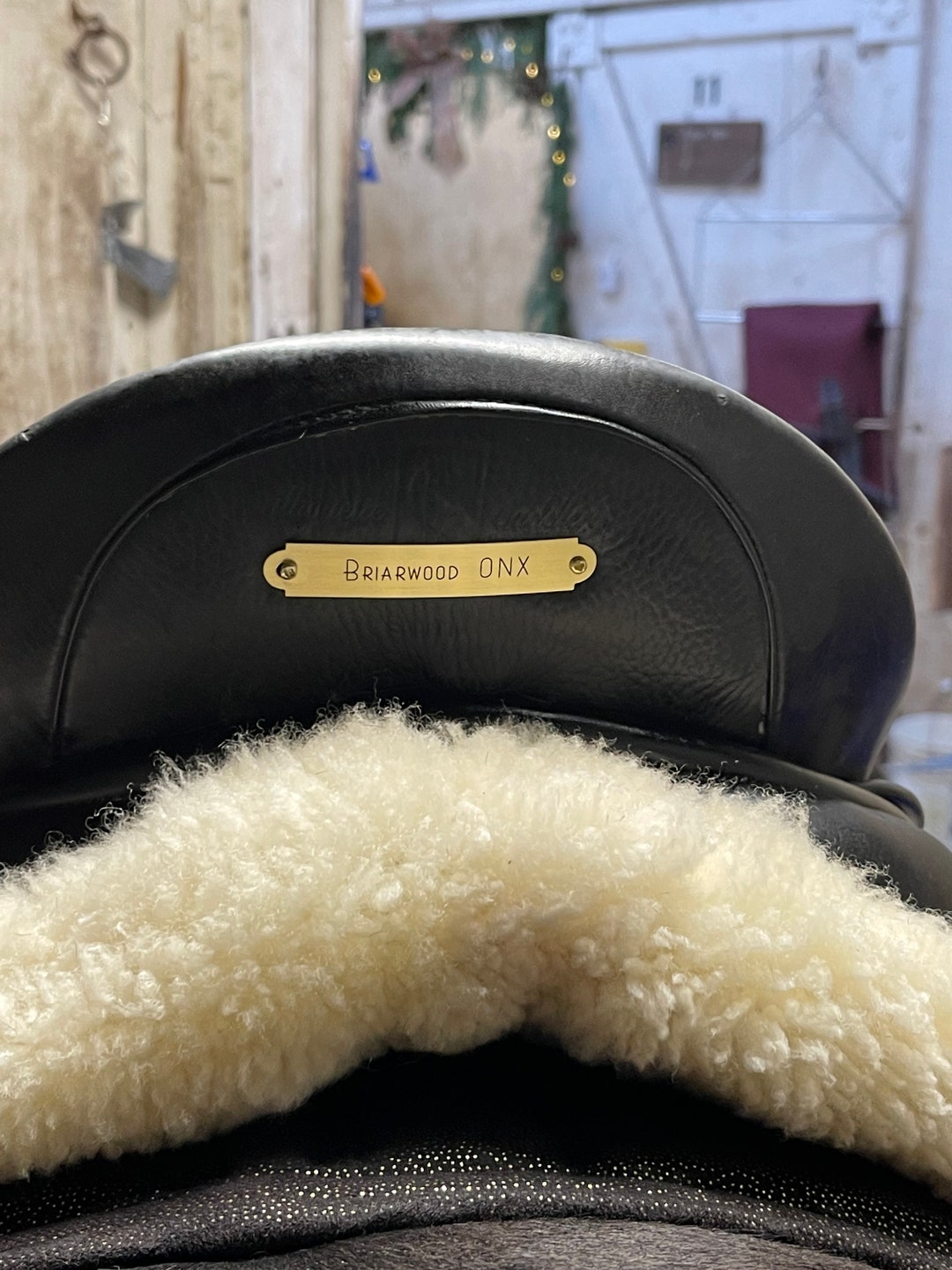 SADDLE NAME Plate, BRASS Custom Engraved, Made to Order Etsy