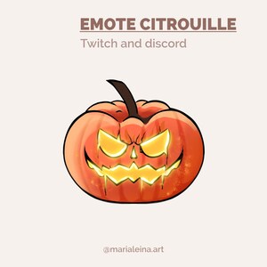 Emote Twitch Pumpkin Halloween