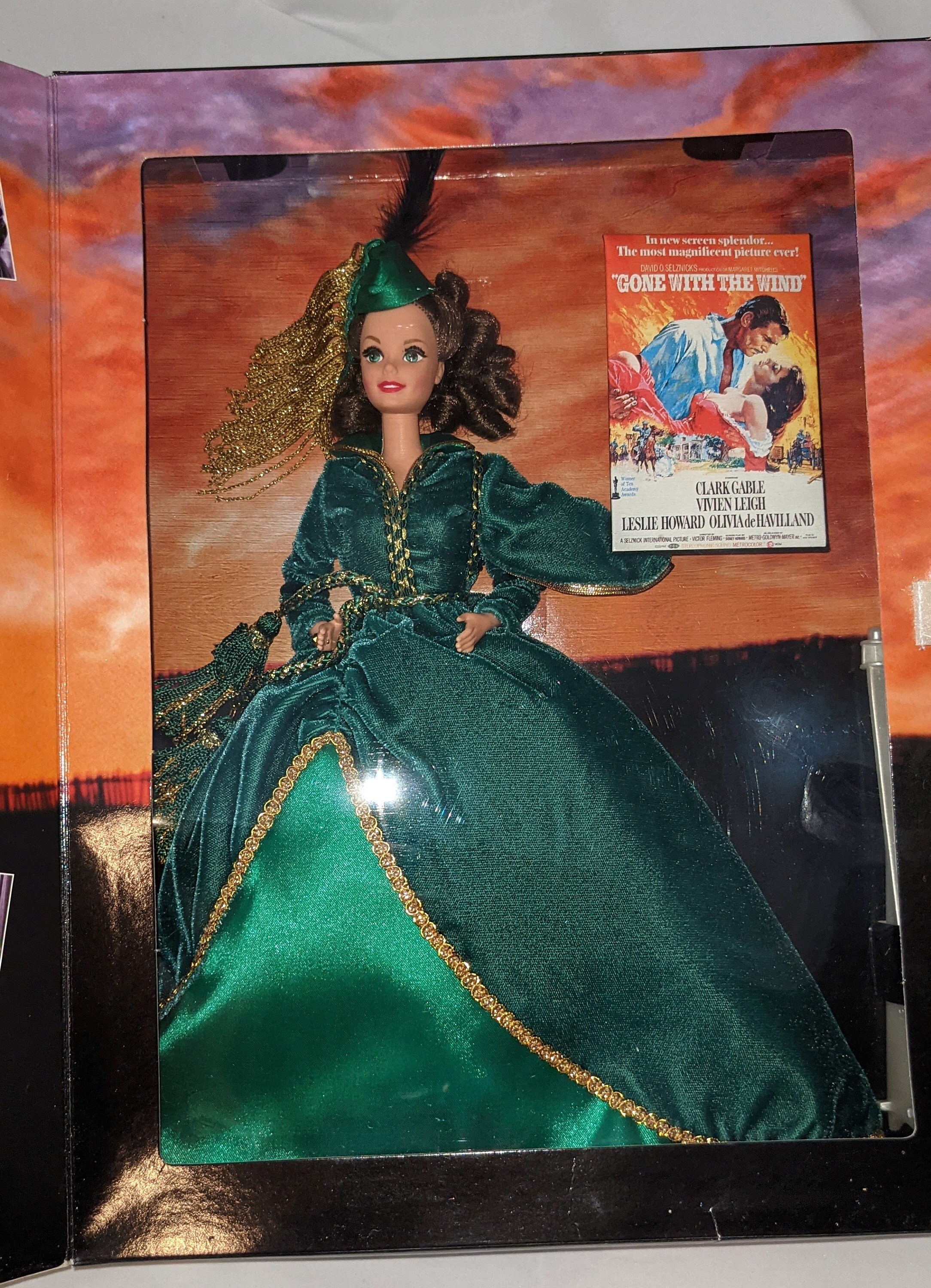 as Omgekeerd Absurd 1994 Scarlett O'hara Barbie Hollywood Legends Collection - Etsy