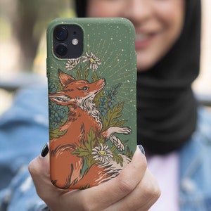 Cute Fox and the Stars - Neture Red ForTough iPhone case