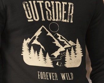 Outdoors Mountain Lover Forever Wild Sweatshirt