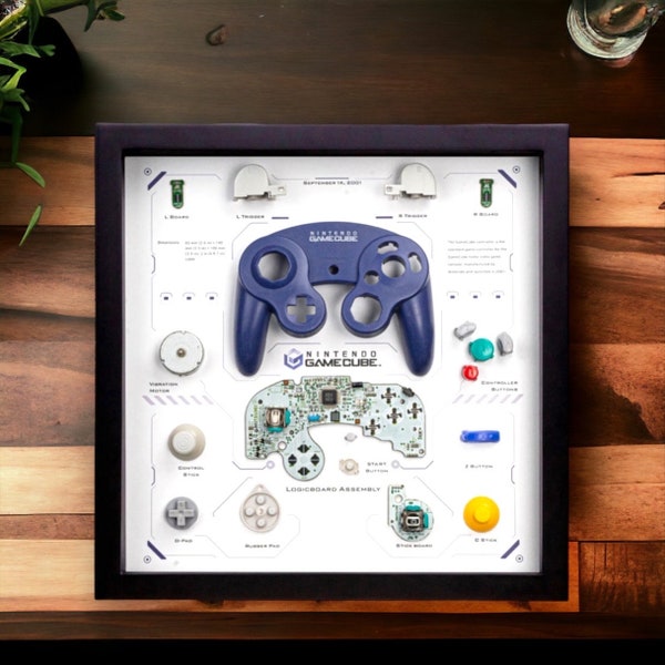 Gamecube Controller Teardown Template Bilderrahmen