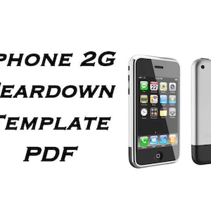 Original iPhone 2G Backwards Display Dock 3D Printed 